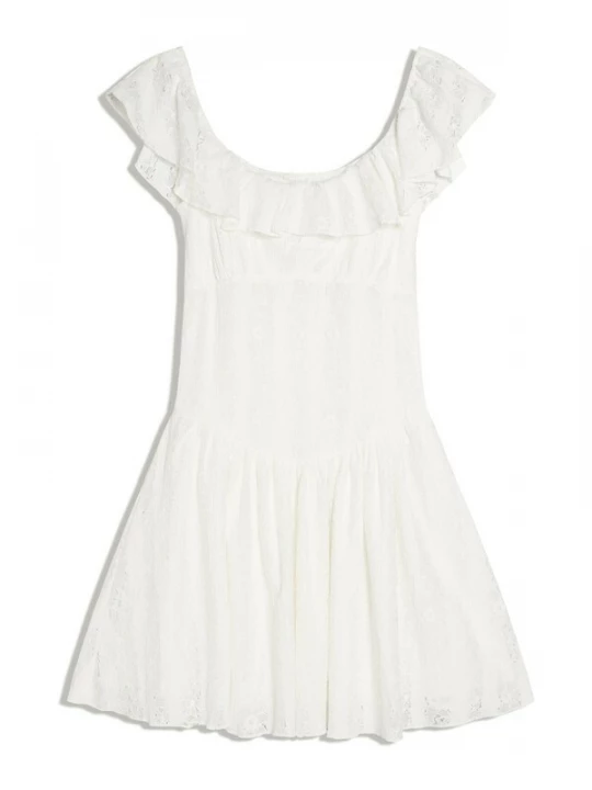 Foto van product Bershka Zomerjurk wit