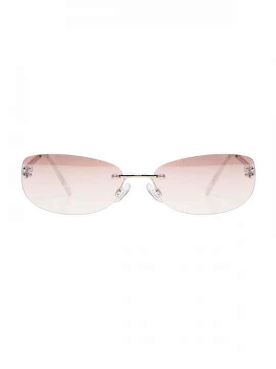 Foto van product Bershka Zonnebril pastelroze / zilver