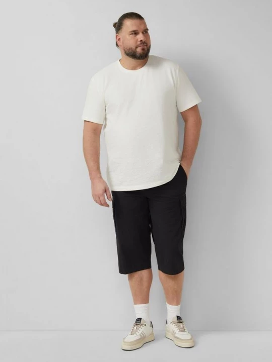Foto van product Bestand: Cargo shorts met logodetails in een relaxte pasvorm s.Oliver zwart