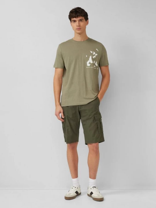 Foto van product Bestand: Cargo shorts met logodetails s.Oliver olijfgroen