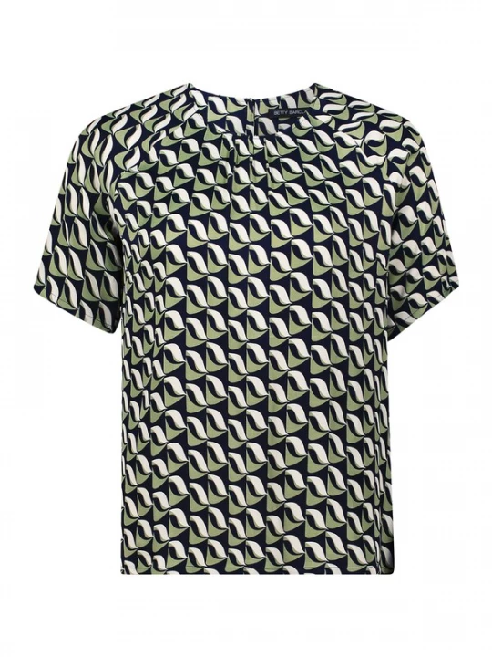 Foto van product Betty Barclay Blouse crème / donkerblauw / groen