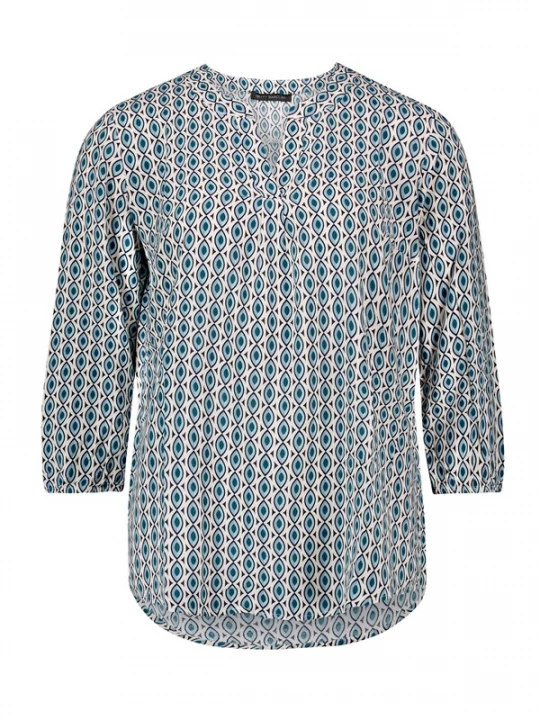 Foto van product Betty Barclay Blouse lichtblauw / petrol / zwart
