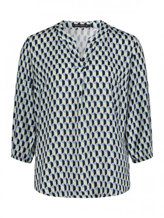 Foto van product Betty Barclay Blouse navy / lichtblauw / lichtgroen / wit
