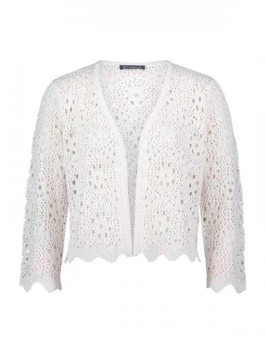 Foto van product Betty Barclay Gebreid vest crème