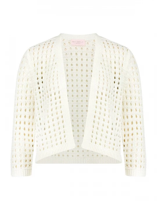 Foto van product Betty Barclay Gebreid vest crème