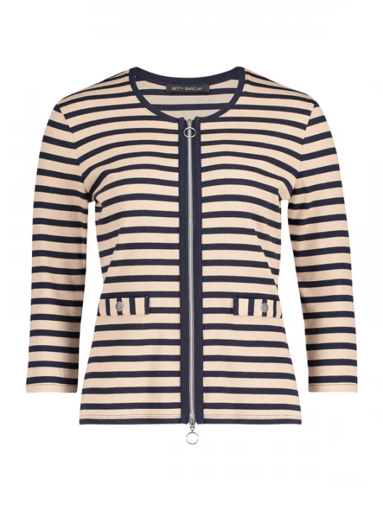 Foto van product Betty Barclay Gebreid vest crème / marine