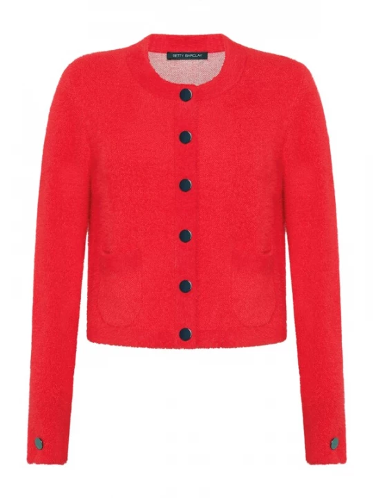 Foto van product Betty Barclay Gebreid vest rood