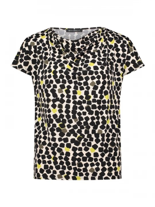 Foto van product Betty Barclay Shirt beige / citroengeel / zwart