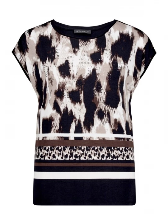 Foto van product Betty Barclay Shirt beige / zwart / wit