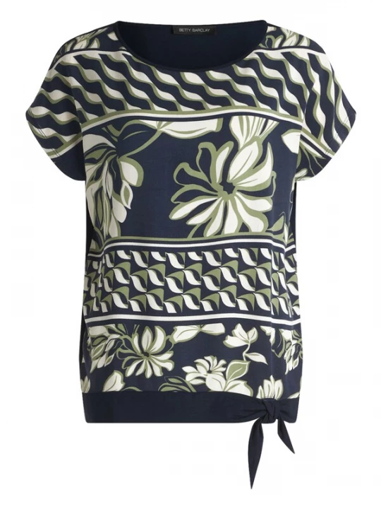 Foto van product Betty Barclay Shirt crème / donkerblauw / pastelgroen