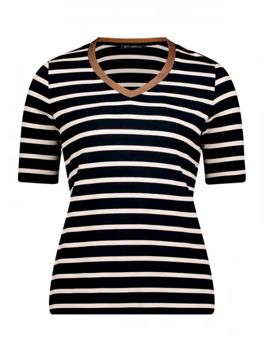 Foto van product Betty Barclay Shirt donkerblauw / wit