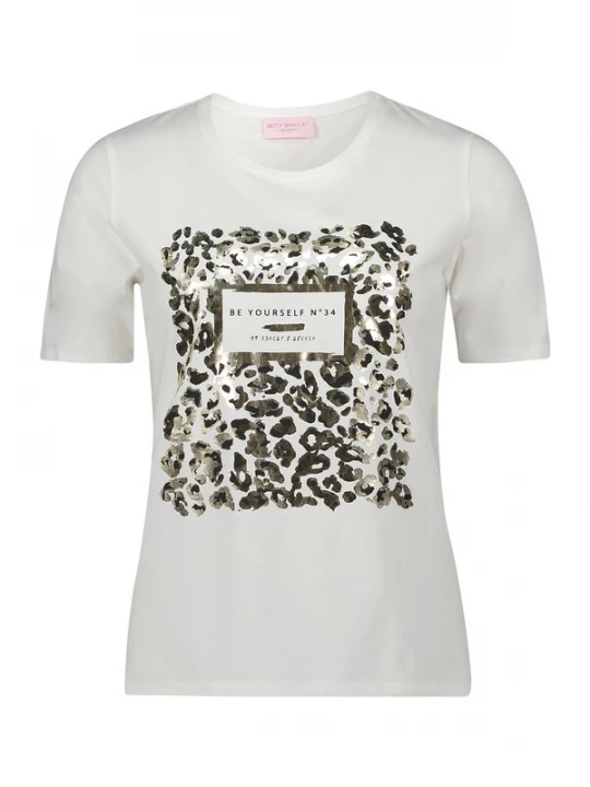 Foto van product Betty Barclay Shirt kaki / zwart / offwhite