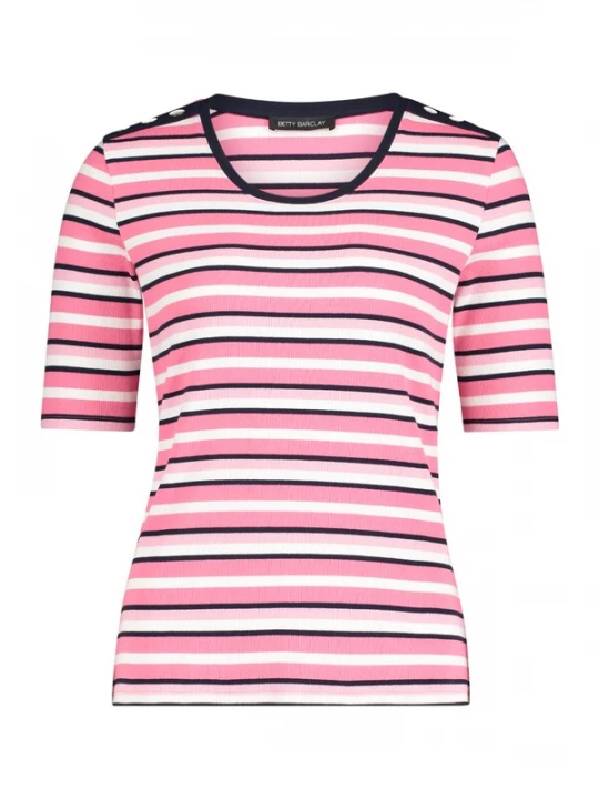 Foto van product Betty Barclay Shirt marine / rosa / pitaja roze / offwhite