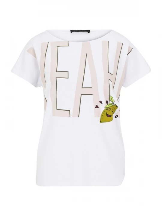 Foto van product Betty Barclay Shirt olijfgroen / poederroze / wit