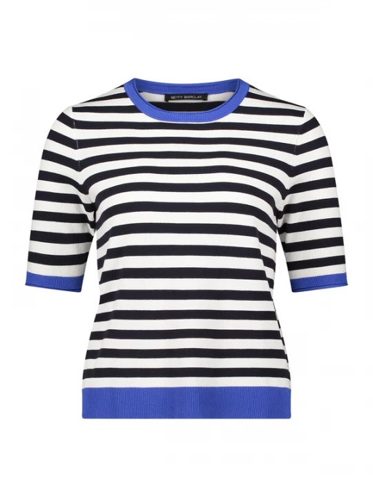 Foto van product Betty Barclay Trui blauw / zwart / wit