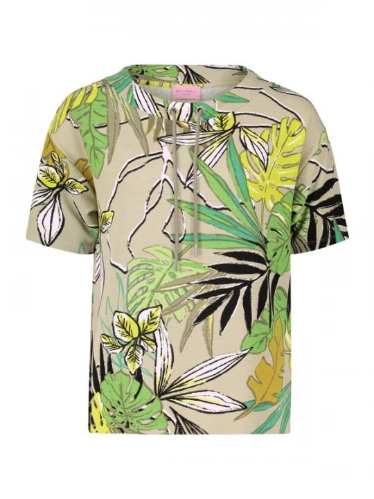 Foto van product Betty Barclay Trui donkerbeige / geel / groen / zwart / wit