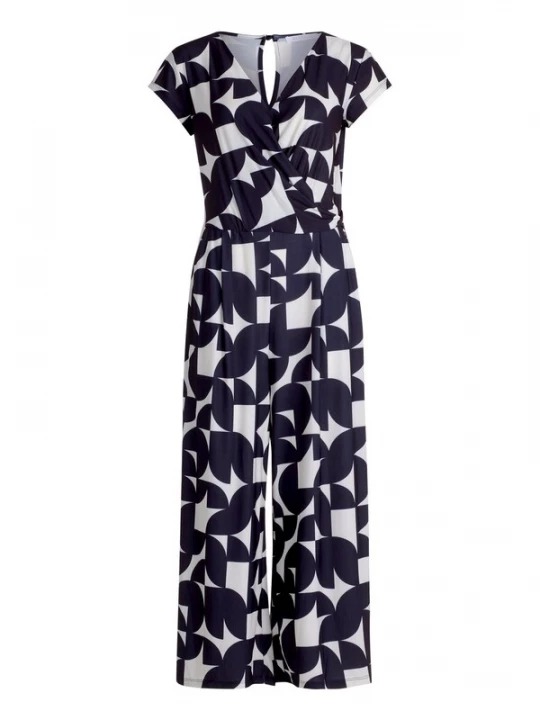 Foto van product Betty & Co Jumpsuit zwart / wit