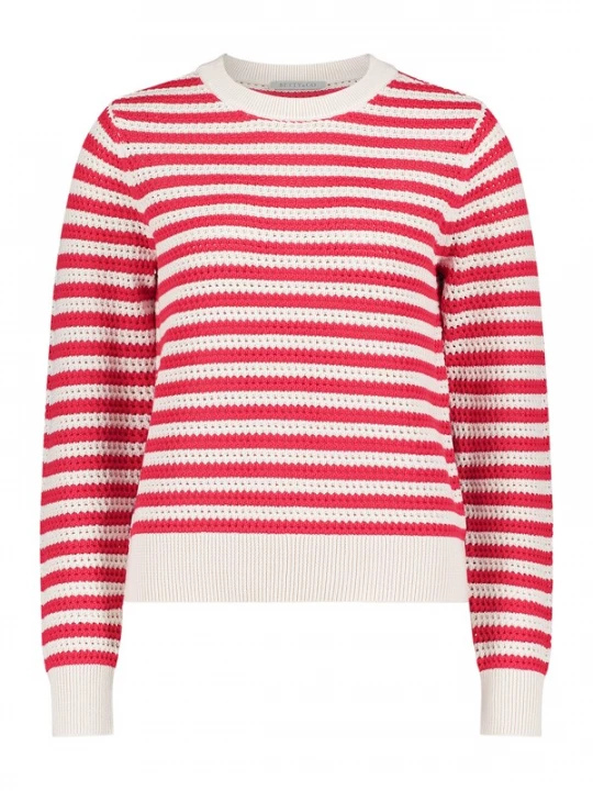 Foto van product Betty & Co Trui crème / rood