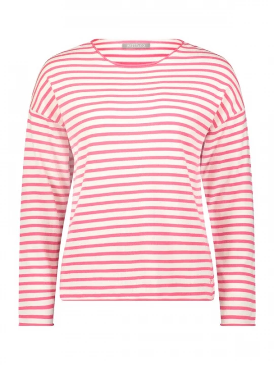 Foto van product Betty & Co Trui pink / wit