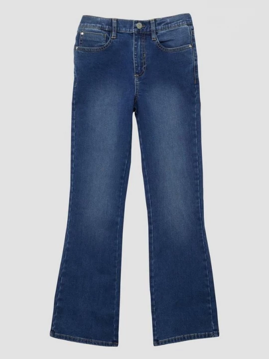 Foto van product Beverly jeans / normale pasvorm / hoog model / wijduitlopende pijpen / zacht & warm s.Oliver blauw