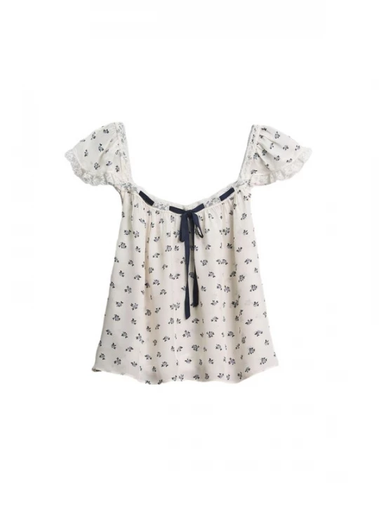 Foto van product Bhoem Top navy / wit