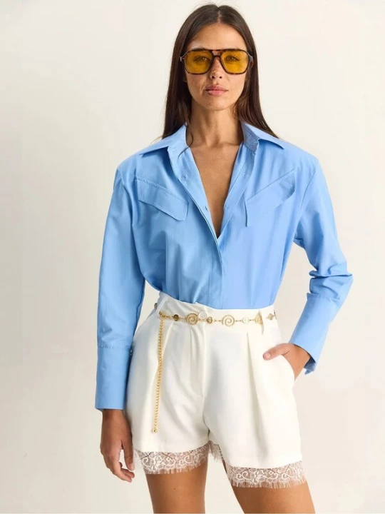 Foto van product Bianco Lucci Blouse blauw