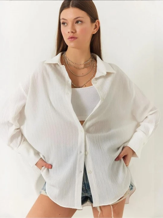 Foto van product Bianco Lucci Blouse crème