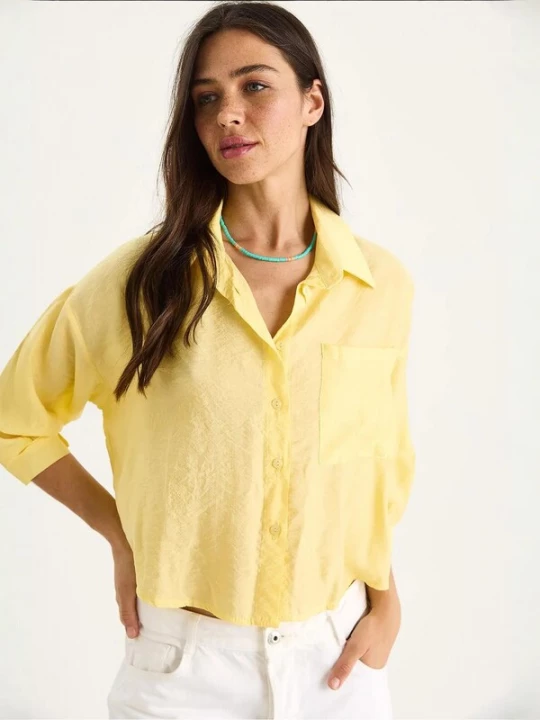Foto van product Bianco Lucci Blouse geel