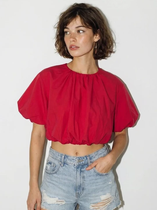 Foto van product Bianco Lucci Blouse grenadine