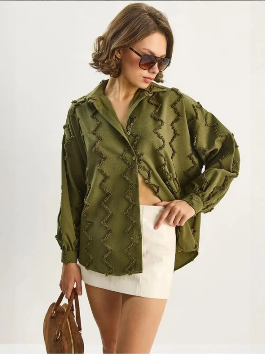 Foto van product Bianco Lucci Blouse kaki