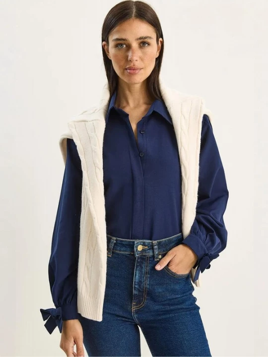 Foto van product Bianco Lucci Blouse marine