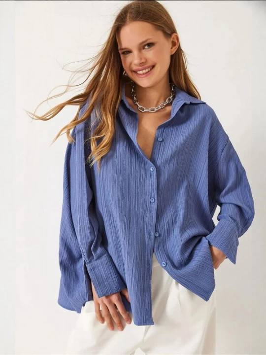 Foto van product Bianco Lucci Blouse saffier