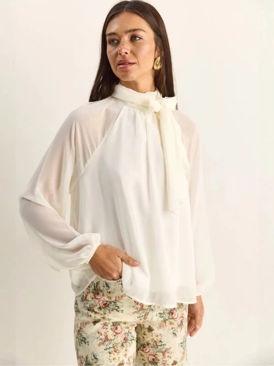 Foto van product Bianco Lucci Blouse wit
