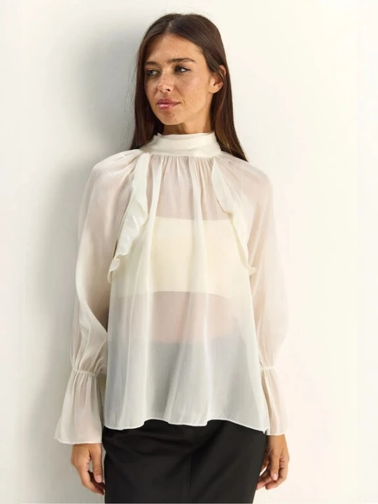 Foto van product Bianco Lucci Blouse wolwit