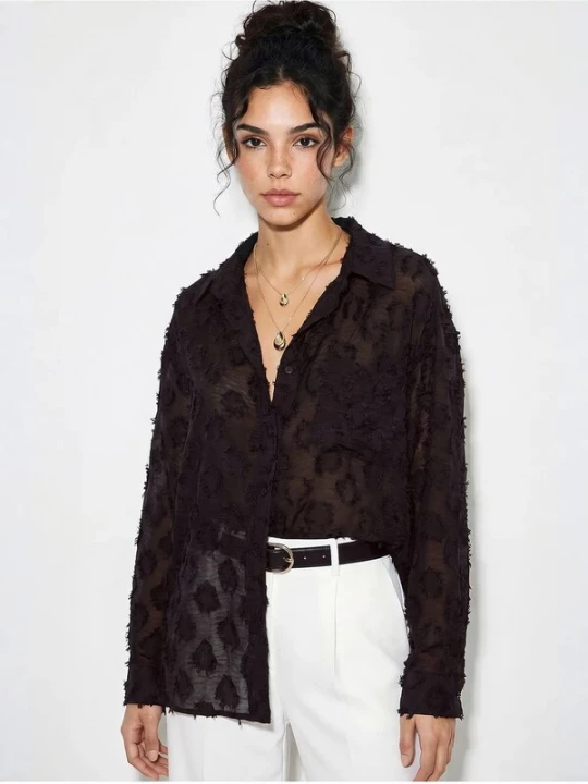Foto van product Bianco Lucci Blouse zwart