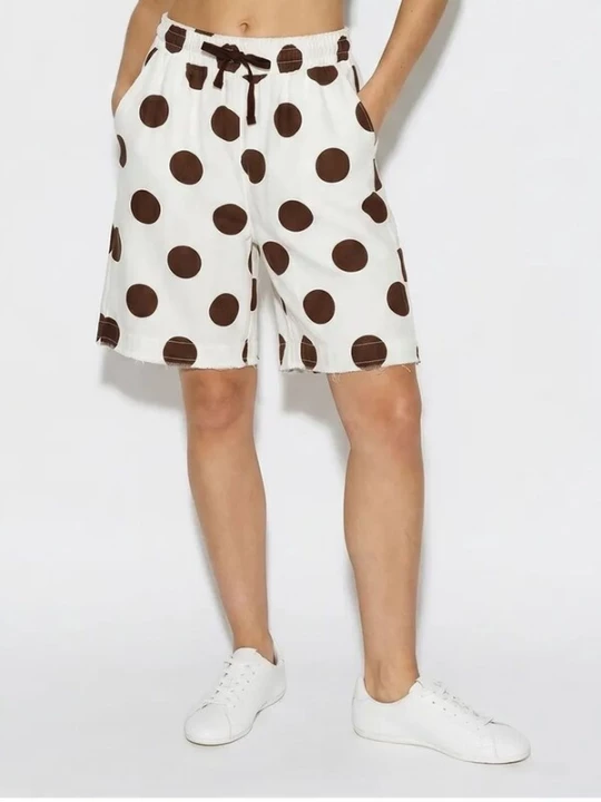 Foto van product Bianco Lucci Broek donkerbruin / wit