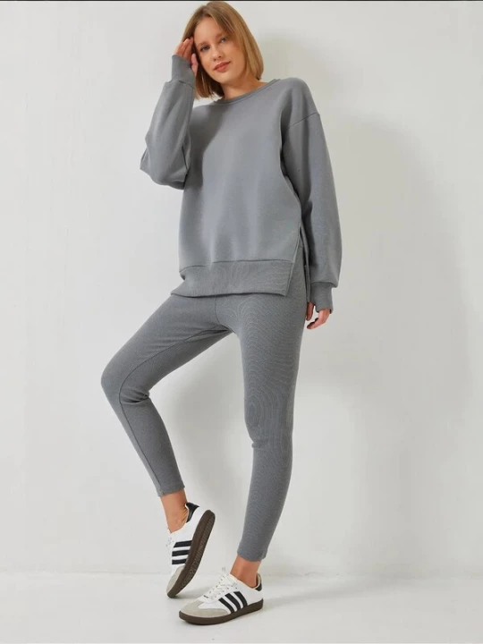 Foto van product Bianco Lucci Joggingpak grijs