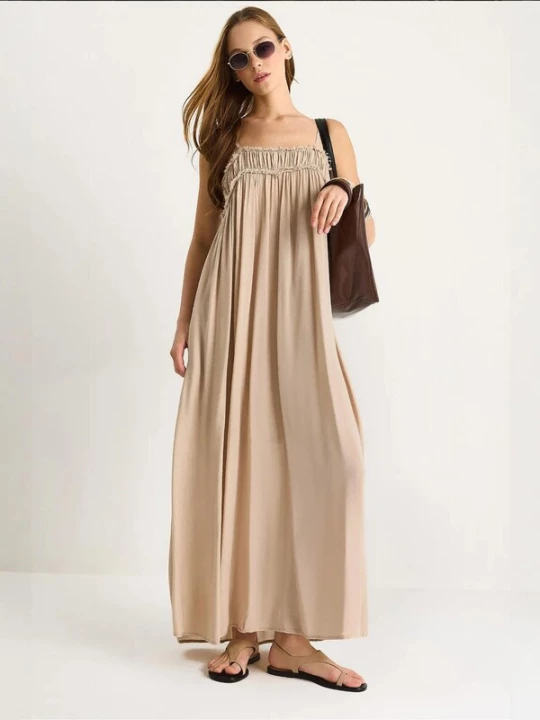 Foto van product Bianco Lucci Jurk beige