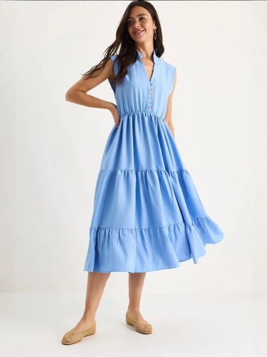 Foto van product Bianco Lucci Jurk blauw