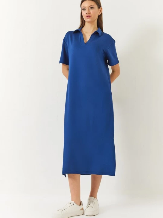 Foto van product Bianco Lucci Jurk blauw