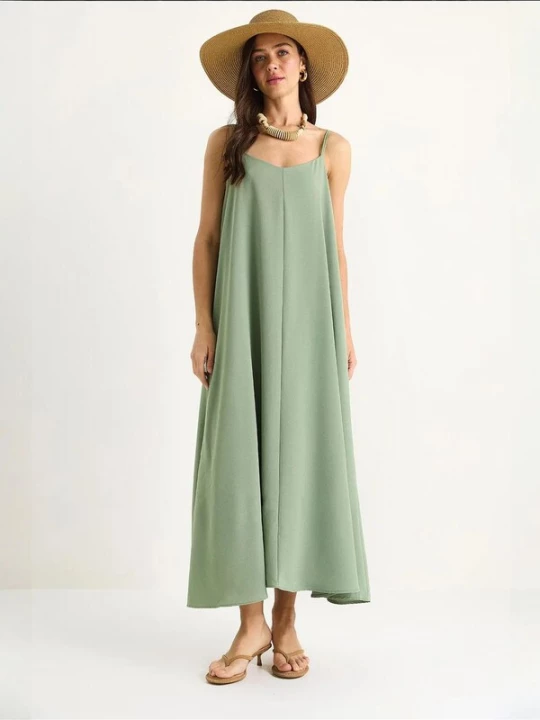 Foto van product Bianco Lucci Jurk mintgroen
