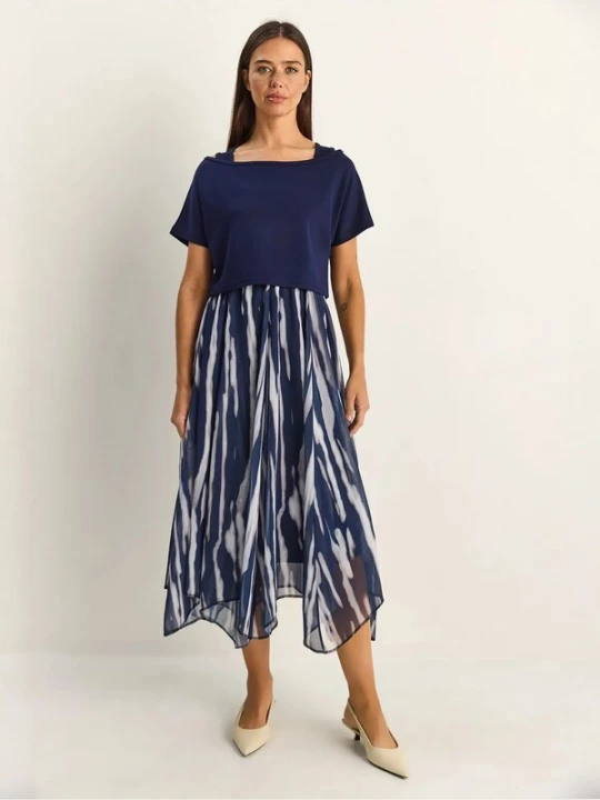 Foto van product Bianco Lucci Jurk navy