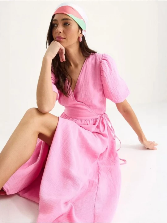 Foto van product Bianco Lucci Jurk pink