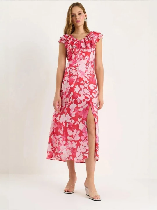 Foto van product Bianco Lucci Jurk rosa / pitaja roze / framboos