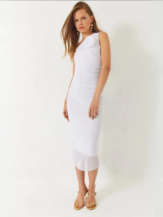 Foto van product Bianco Lucci Jurk wit