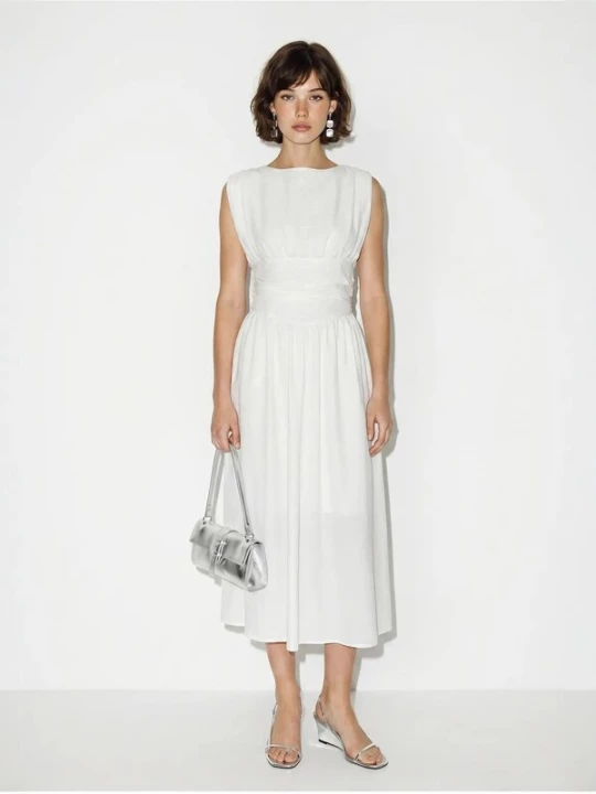 Foto van product Bianco Lucci Jurk wit