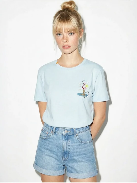 Foto van product Bianco Lucci Shirt blauw