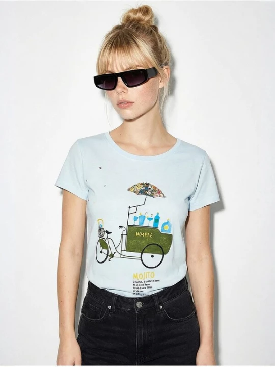 Foto van product Bianco Lucci Shirt blauw