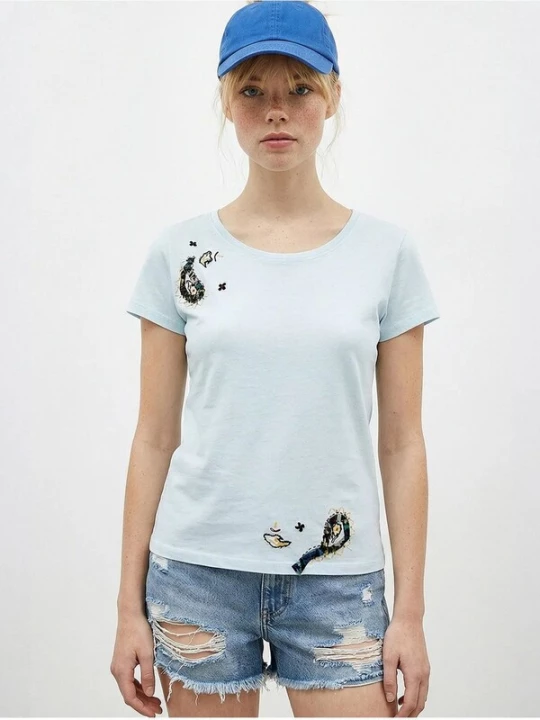 Foto van product Bianco Lucci Shirt blauw