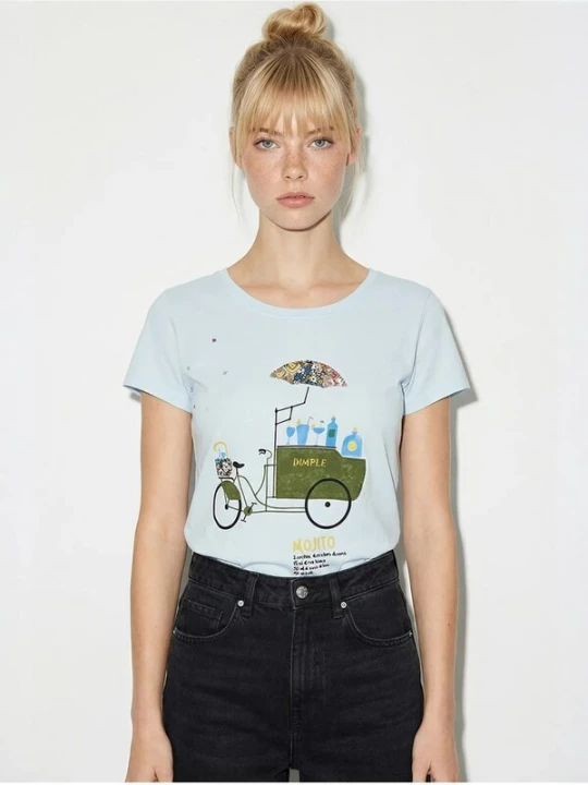Foto van product Bianco Lucci Shirt blauw